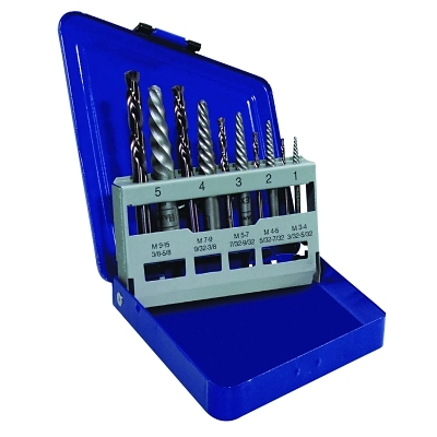 10 PC SET SPIRAL FLUTE S